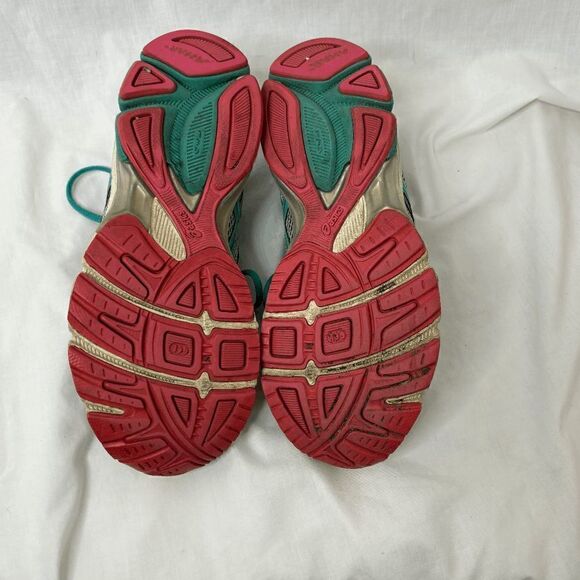 Asics Gel Exalt T379N Size Us 9 Blue/Gray Pink Women Running Shoes - Picture 7 of 11